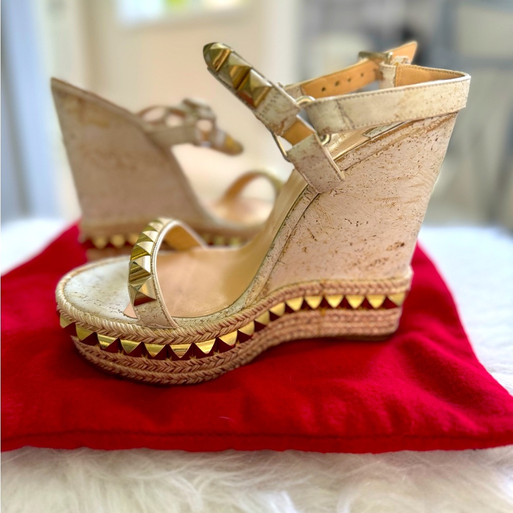 Christian Louboutin pyraclou 110 mm wedge
